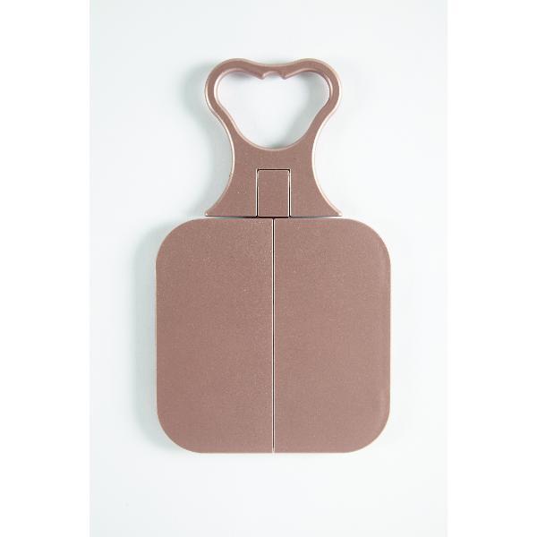 Danielle Creations travel mirror nude 12H x 12Wcm - British product