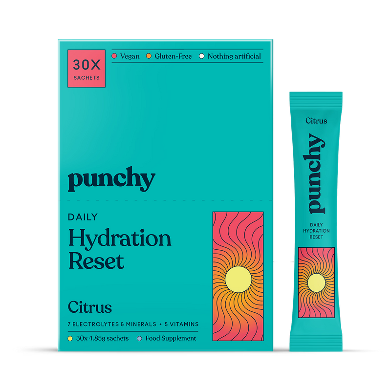 Punchy hydration supplement citrus 30 sachets - British product
