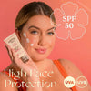 Hawaiian Tropic Glowing Protection Face Cream SPF50 50ml, UK version
