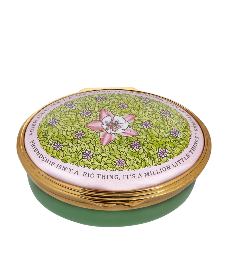Halcyon Days friendship enamel box, UK version