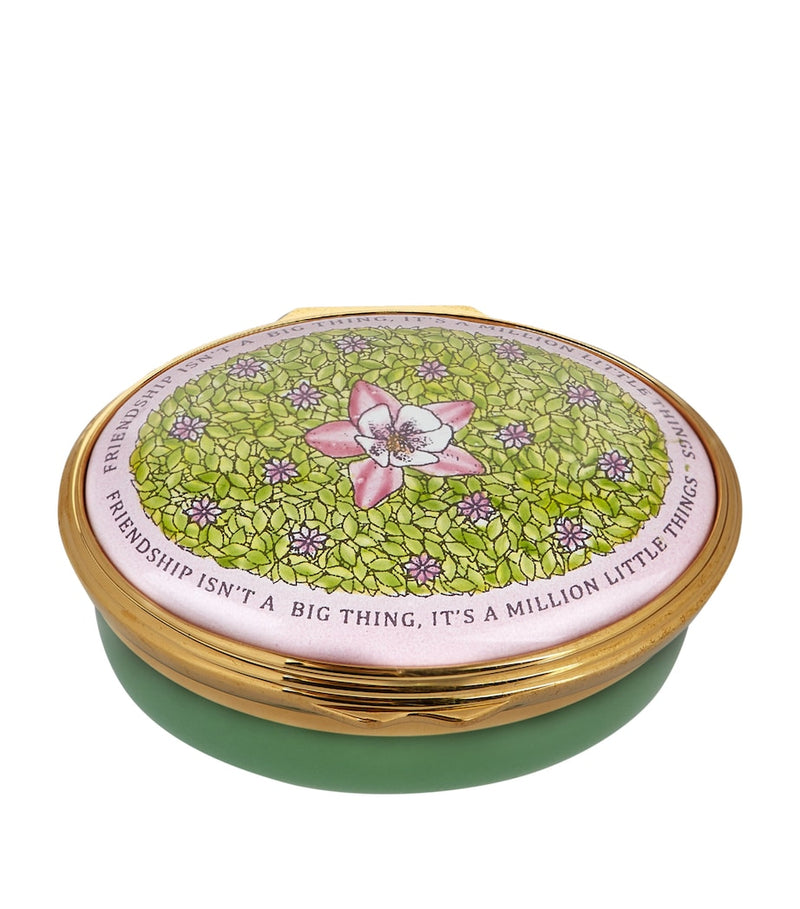 Halcyon Days friendship enamel box, UK version