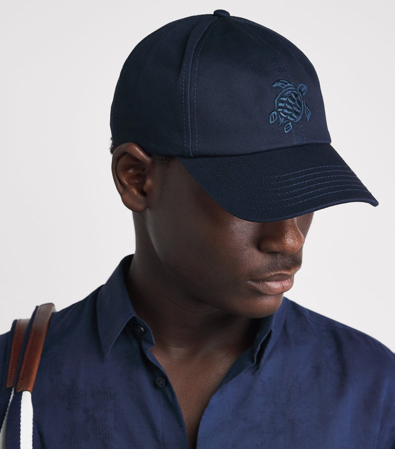 Vilebrequin embroidered turtle baseball cap (British brand)