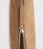 Claudie Pierlot suede shoulder bag H24cm, imported from the UK