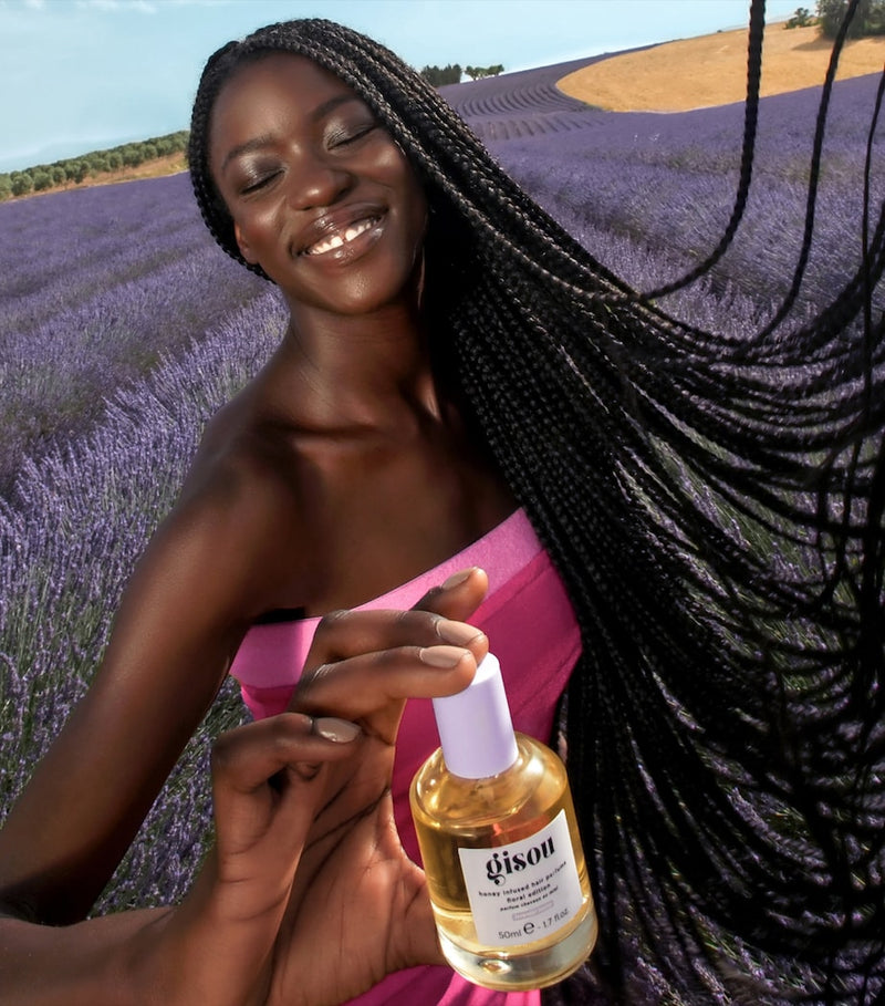 Gisou honey-infused lavender berry hair perfume 15ml, UK version