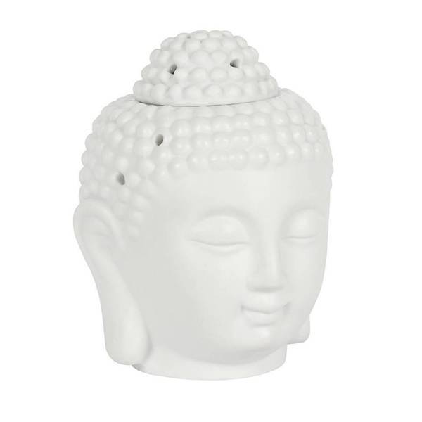 Something Different White Buddha Head Oil Burner 14cm (British brand)