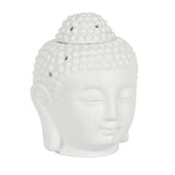 Something Different White Buddha Head Oil Burner 14cm (British brand)
