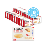 Holland & Barrett Diablo No Added Sugar Cookies Strawberry and Peanut Cream Coating 100g Pack of 18- Buy online at McGrocer