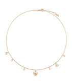 Piaget rose gold diamond rose necklace, UK version
