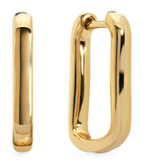 Harrods Monica Vinader Gold Vermeil Mini Alta Huggie Earrings- Buy online at McGrocer