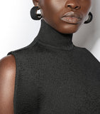 Alaïa hoop earrings with hand-wrapped cords, UK version