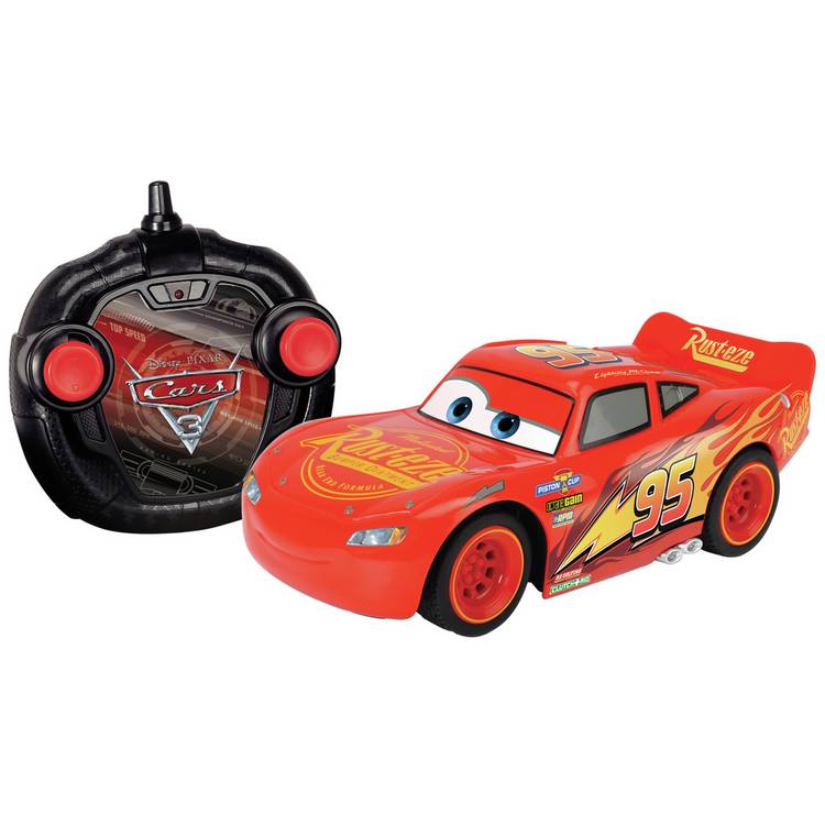 Cars 3 Lightning McQueen radio controlled car 1:24 scale (British brand)