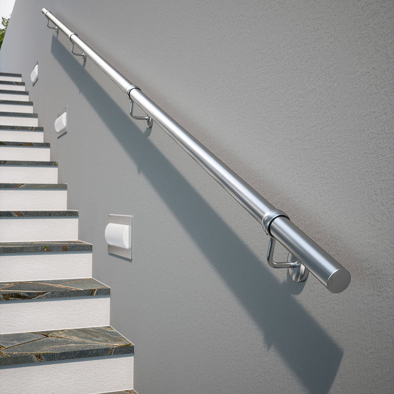 Rothley handrail kit brushed 3.6m, UK version