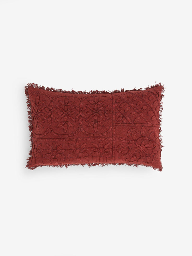 French Connection distressed textured cushion 40x59cm - British product
