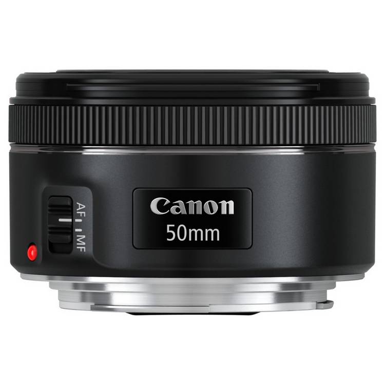 Canon EF 50mm f1.8 STM prime lens for Canon cameras (British brand)