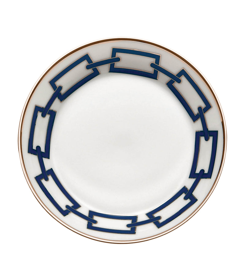 Ginori 1735 Catene Zaffiro tea saucer 13.5cm, UK version
