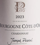 Domaine Jean Pascal Côte d'Or Chardonnay 2023 75cl wine, UK version