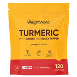 Superdrug WeightWorld Turmeric and Black Pepper Dietary Supplement 120 Capsules- Buy online at McGrocer