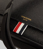 Thom Browne pebbled leather reporter bag - British product