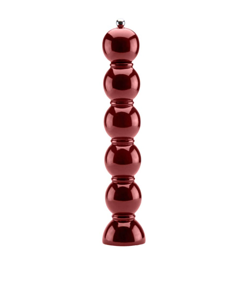 Addison Ross large bobbin salt pepper mill lacquered rubber wood - British product