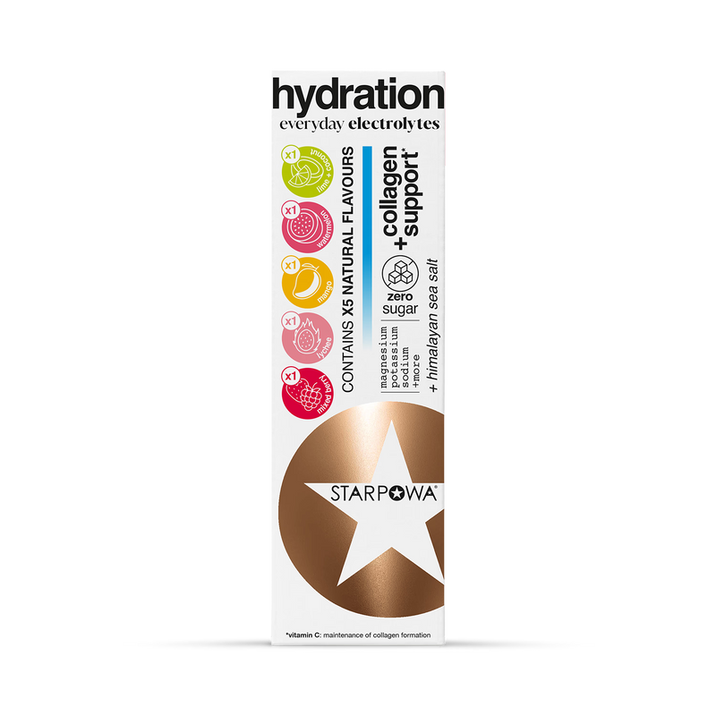 Starpowa Hydration Multipack 5 Sachets electrolyte drink mix, UK version