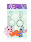Peers Hardy Stitch Angel keychain set, imported from the UK