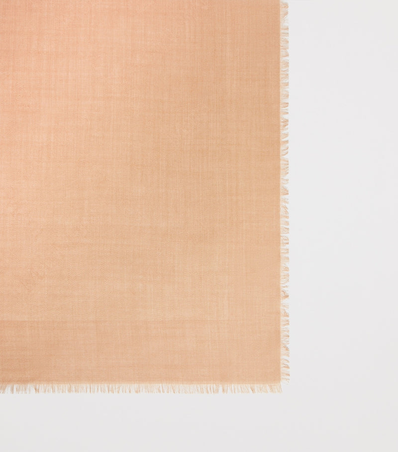 Max Mara wool-silk monogram stole scarf (British brand)