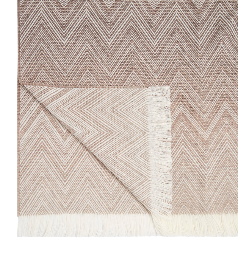 Missoni Home Timmy Throw 130cm x 190cm, imported from the UK