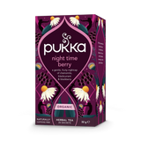 Holland & Barrett Pukka Organic Night Time Berry Herbal Tea 20 Tea Bags- Buy online at McGrocer