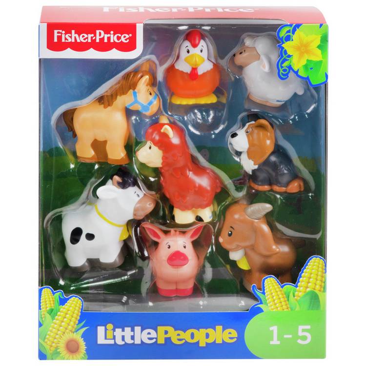 Fisher Price Little People farm animal figure pack, imported from the UK