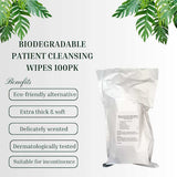 Nilaqua patient cleansing wipes refill 100 pack, imported from the UK