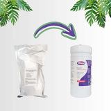Nilaqua patient cleansing wipes refill 100 pack, imported from the UK