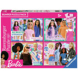 Argos Ravensburger Barbie 4x100 Piece Bumper Puzzle Pack- Buy online at McGrocer