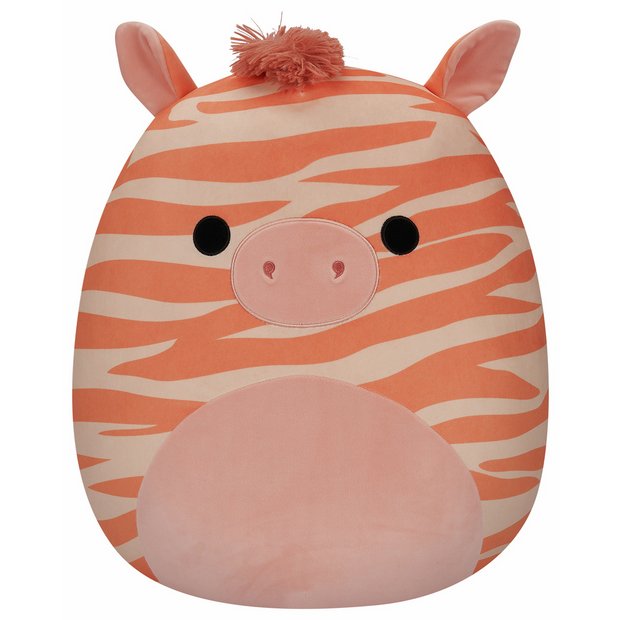 Squishmallows Josue the Peach Zebra plush 20-inch imported from the UK