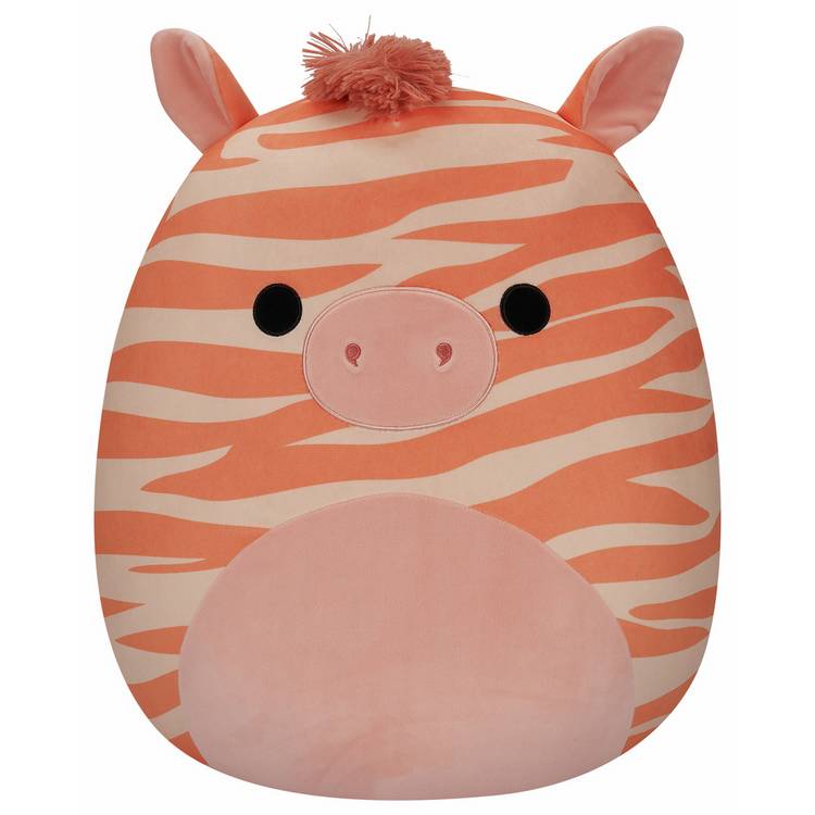 Squishmallows Josue the Peach Zebra plush 20-inch imported from the UK