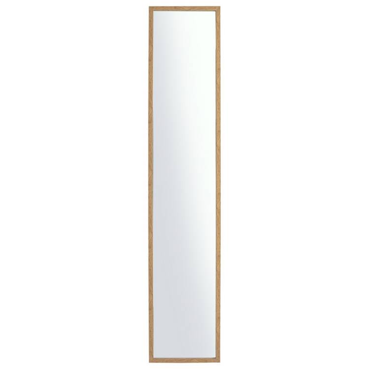 Home Essentials oak effect cheval mirror freestanding, imported from the UK