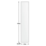 Home Essentials oak effect cheval mirror freestanding, imported from the UK