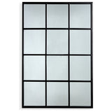 Habitat iron window pane mirror H60 W40cm - British product