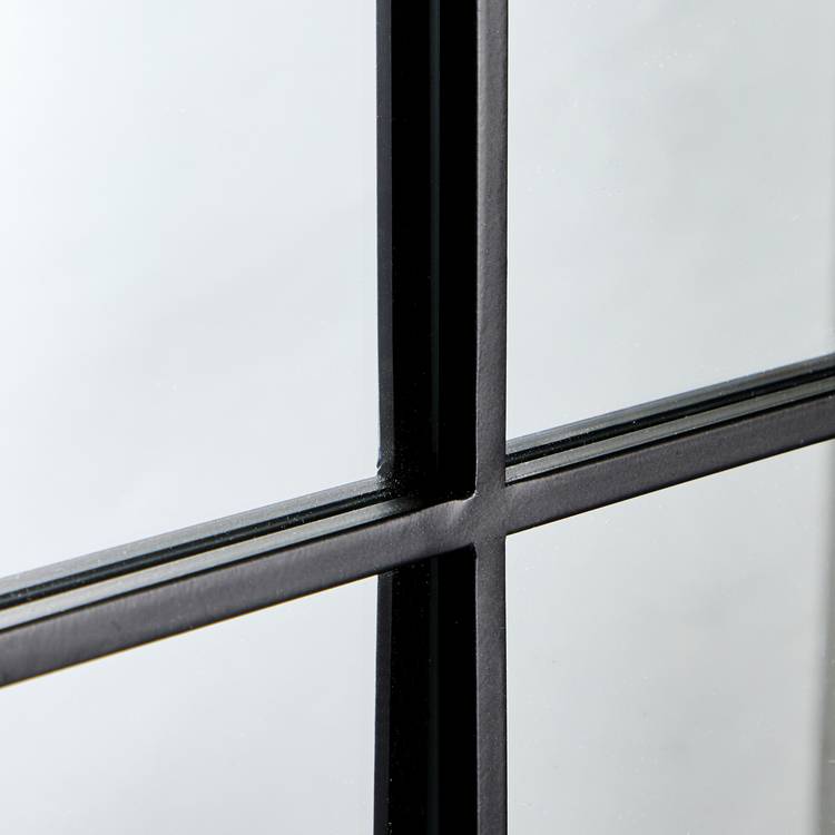 Habitat iron window pane mirror H60 W40cm - British product
