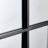 Habitat iron window pane mirror H60 W40cm - British product