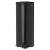 Brabantia 30L pedal bin matt black, UK version