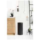 Brabantia 30L pedal bin matt black, UK version