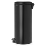 Brabantia 30L pedal bin matt black, UK version