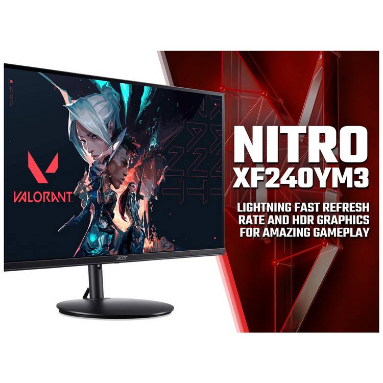 Acer Nitro XF240YM3 23.8in gaming monitor - British product