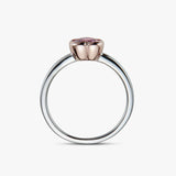 Revere rose gold plated heart ring medium (British brand)