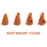 Hey Clay Farm Birds modelling clay set 6 cans, UK version