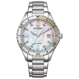 Argos Citizen Ladies Mother-of-Pearl Dial Stainless Steel Watch- Buy online at McGrocer