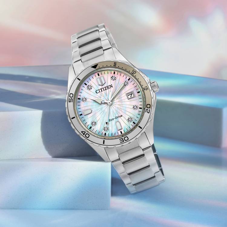 Citizen ladies watch with mother-of-pearl dial 37mm (British brand)