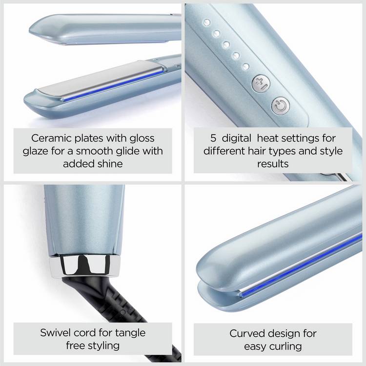 BaByliss Hydro-Fusion hair straightener (British brand)