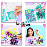 Airbrush fashion designer kit with tote bag and stencils, imported from the UK