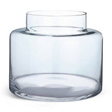 Habitat clear glass vase 24.9cm wide, UK version